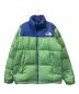 THE NORTH FACE（ザ ノース フェイス）の古着「ヌプシジャケット」｜ブルー×グリーン