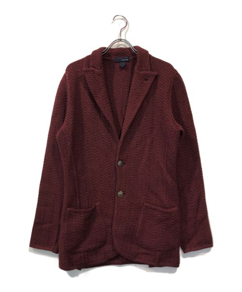 LARDINI（ラルディーニ）LARDINI (ラルディーニ) ウールテーラードジャケット ボルドー サイズ:XSの古着・服飾アイテム