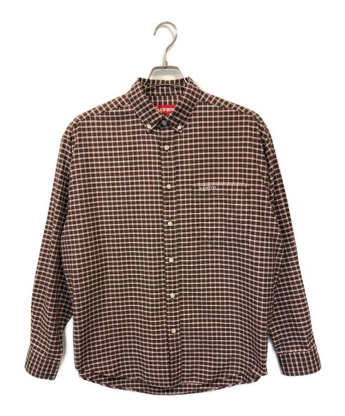 SUPREME（シュプリーム）SUPREME (シュプリーム) LOOSE FIT OXFORD SHIRT ブラウン サイズ:Sの古着・服飾アイテム