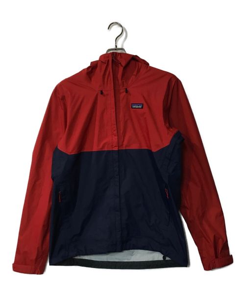 Patagonia（パタゴニア）Patagonia (パタゴニア) トレントシェルジャケット レッド×ネイビー サイズ:Mの古着・服飾アイテム