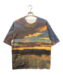 taupe（トープ）の古着「Art Motif Print TEE 2」｜ブルー