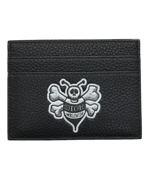 DIOR HOMME（ディオール オム）DIOR HOMME (ディオール オム) stussy (ステューシー) Bee Card Holder ブラックの古着・服飾アイテム