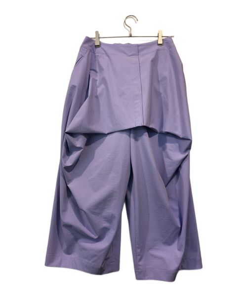 ISSEY MIYAKE（イッセイミヤケ）ISSEY MIYAKE (イッセイミヤケ) CANOPYクロップドパンツ ラベンダー サイズ:3の古着・服飾アイテム
