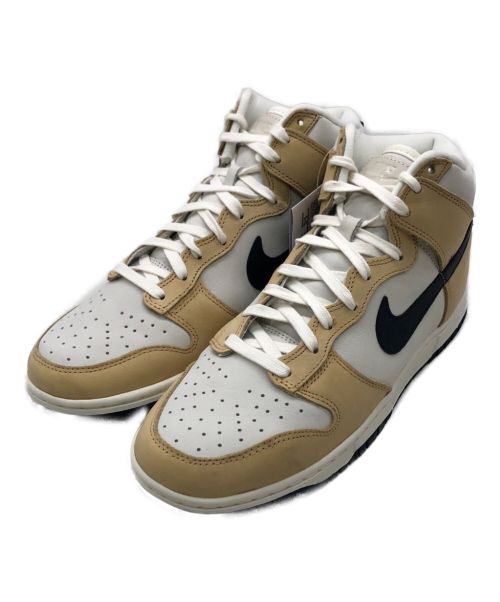 NIKE（ナイキ）NIKE (ナイキ) W DUNK HIGH PRM MF ホワイト×ベージュ サイズ:27の古着・服飾アイテム