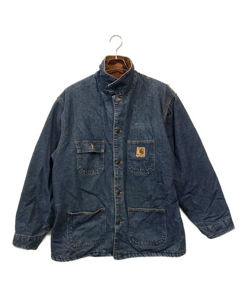 CarHartt（カーハート）CarHartt (カーハート) デニムカバーオール インディゴ サイズ:Lの古着・服飾アイテム