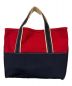 L.L.Bean (エルエルビーン) BEAMS BOY (ビームスボーイ) Deep Bottom Deluxe Boat and Tote Medium レッド×ネイビー：10000円