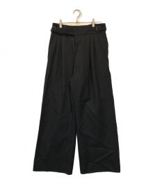 jieda（ジエダ）の古着「GURKHA STRAIGHT WOOL PANTS」｜ブラック