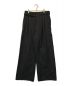 jieda（ジエダ）の古着「GURKHA STRAIGHT WOOL PANTS」｜ブラック