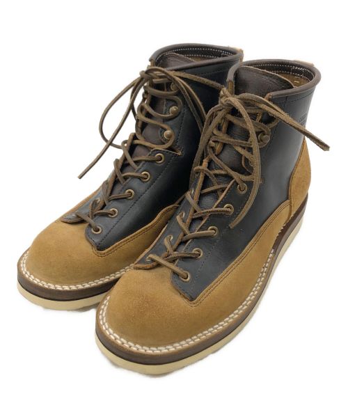 LOST CONTROL（ロストコントロール）LOST CONTROL (ロストコントロール) Durable Workers Boots -type2- ベージュ×ブラック サイズ:SIZE8の古着・服飾アイテム