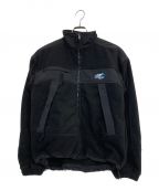 X-LARGEエクストララージ）の古着「PANELED FLEECE JACKET」｜ブラック