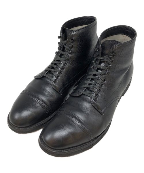 Alden（オールデン）Alden (オールデン) Cap Toe Boot ブラック サイズ:8の古着・服飾アイテム