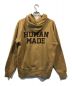 HUMAN MADE (ヒューマンメイド) SNAP COLLAR HOODED SWEATSHIRT ベージュ サイズ:L：24000円