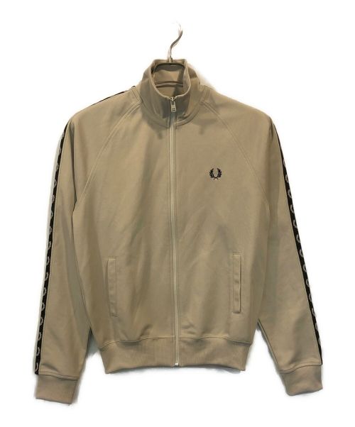 FRED PERRY（フレッドペリー）FRED PERRY (フレッドペリー) Contrast Tape Track Jacket ベージュ サイズ:XSの古着・服飾アイテム