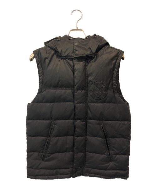 TRUE RELIGION（トゥルー レリジョン）TRUE RELIGION (トゥルー レリジョン) PUFFER VEST ブラック サイズ:Sの古着・服飾アイテム