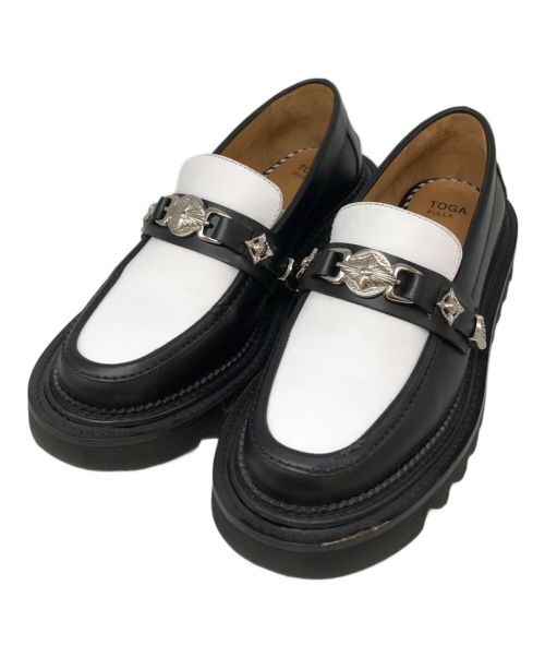 TOGA PULLA（トーガ プルラ）TOGA PULLA (トーガ プルラ) Shark Sole Loafer ホワイト サイズ:40の古着・服飾アイテム