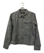 RRLダブルアールエル）の古着「STRIPED COTTON-LINEN JACKET」｜インディゴ