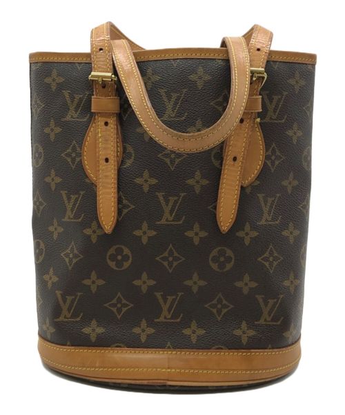 LOUIS VUITTON（ルイ ヴィトン）LOUIS VUITTON (ルイ ヴィトン) バケットPM ブラウンの古着・服飾アイテム