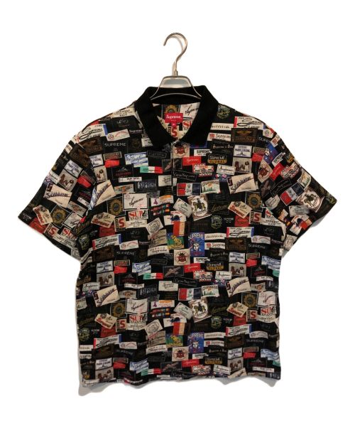 SUPREME（シュプリーム）SUPREME (シュプリーム) labels polo ブラック サイズ:Mの古着・服飾アイテム