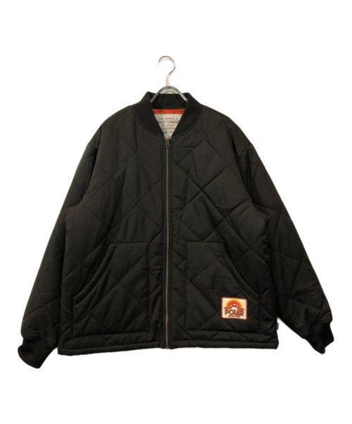 POLeR（ポーラー）POLeR (ポーラー) DIAMOND QUILTED JACKET ブラック サイズ:Mの古着・服飾アイテム