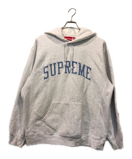 SUPREME（シュプリーム）SUPREME (シュプリーム) Stars Arc Hooded Sweatshirt グレー サイズ:Lの古着・服飾アイテム