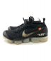 NIKE (ナイキ) OFFWHITE (オフホワイト) AIR VAPORMAX BLACK ブラック サイズ:27.5㎝：13000円