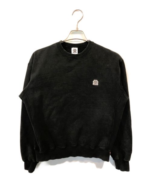 BlackEyePatch（ブラックアイパッチ）BlackEyePatch (ブラックアイパッチ) SMALL OG LABEL DECO CREW SWEAT ブラック サイズ:Sの古着・服飾アイテム