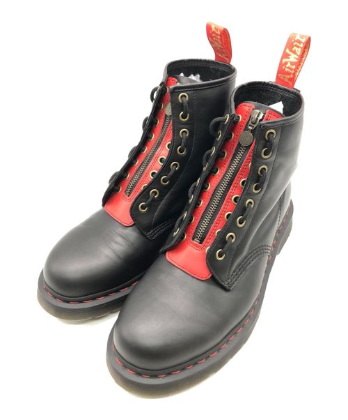 Dr.Martens（ドクターマーチン）Dr.Martens (ドクターマーチン) YEAR OF THE RABBIT8ホールブーツ ブラック サイズ:27cmの古着・服飾アイテム