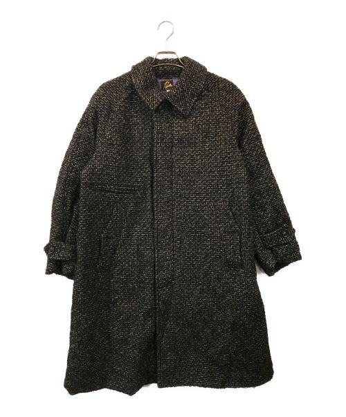 Needles（ニードルズ）Needles (ニードルズ) Balcollar Coat -W/PE/R/N Tweed ブラック サイズ:XSの古着・服飾アイテム