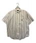 stussy（ステューシー）の古着「BOXY SS SHIRT STRIPE」｜ホワイト×ブルー