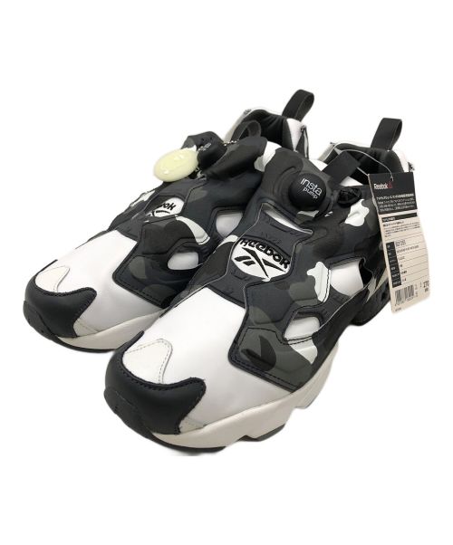 REEBOK（リーボック）REEBOK (リーボック) A BATHING APE (アベイシングエイプ) INSTAPUMP FURY CITY CAMO ホワイト×ブラック サイズ:27cm 未使用品の古着・服飾アイテム