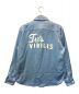 TOGA VIRILIS (トーガ ビリリース) Satin shirt スカイブルー サイズ:SIZE44：10000円