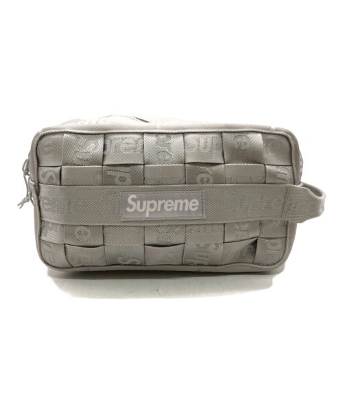 SUPREME（シュプリーム）SUPREME (シュプリーム) Woven Utility bag グレーの古着・服飾アイテム