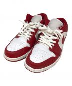 NIKEナイキ）の古着「AIR JORDAN 1 LOW」｜レッド×ホワイト