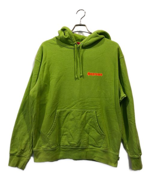 SUPREME（シュプリーム）SUPREME (シュプリーム) LOVE HOODED Sweatshirt ''Te Amo'' Hoodie グリーン サイズ:Mの古着・服飾アイテム