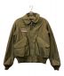 IRON HEART（アイアンハート）の古着「Quilting BAck Satin CWU-45P Type Flight Jacket」｜カーキ