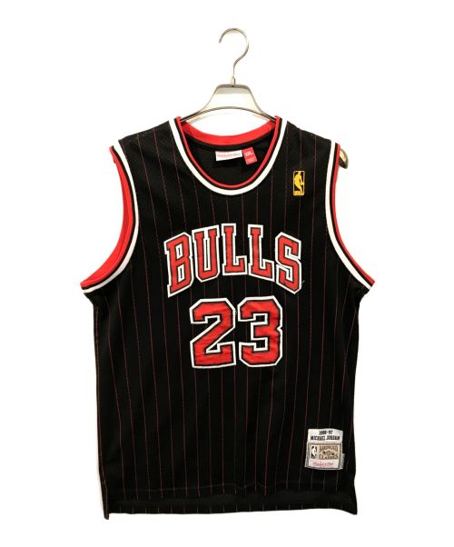 MITCHELL & NESS（ミッチェルアンドネス）MITCHELL & NESS (ミッチェルアンドネス) ゲームシャツ ブラック サイズ:XXLの古着・服飾アイテム