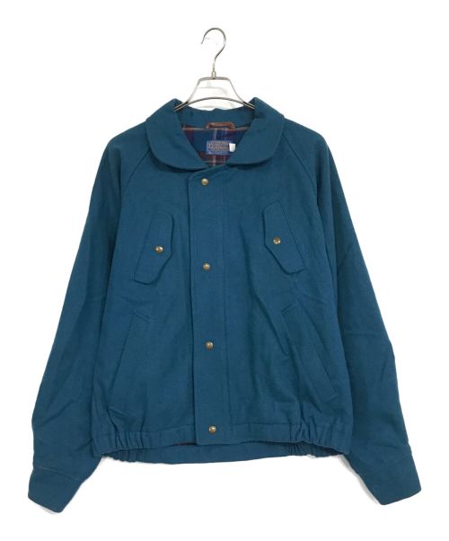 PENDLETON（ペンドルトン）PENDLETON (ペンドルトン) ヴィンテージウールスイングトップ ブルー サイズ:Mの古着・服飾アイテム