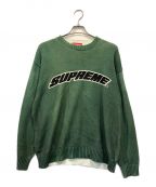 SUPREMEシュプリーム）の古着「Printed Washed Sweater」｜グリーン