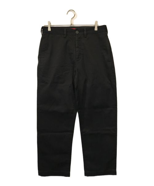 SUPREME（シュプリーム）SUPREME (シュプリーム) Pin up chino pants ブラック サイズ:SIZE 76cm (W30)の古着・服飾アイテム