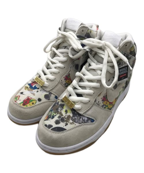 SUPREME（シュプリーム）SUPREME (シュプリーム) NIKE SB (ナイキエスビー) Dunk High Rammellzee ベージュ サイズ:29の古着・服飾アイテム