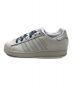 adidas (アディダス) SUPERSTAR W ホワイト×ブルー サイズ:24.5㎝：9000円