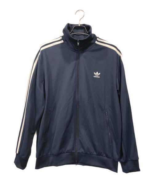 adidas（アディダス）adidas (アディダス) ベッケンバウアー トラックジャケット ネイビー サイズ:3Lの古着・服飾アイテム