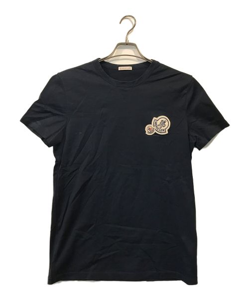 MONCLER（モンクレール）MONCLER (モンクレール) MAGLIA Tシャツ ネイビー サイズ:Mの古着・服飾アイテム