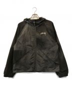 stussyステューシー）の古着「Wave Dye Beach Shell」｜ブラック