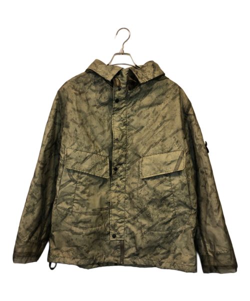 STONE ISLAND（ストーンアイランド）STONE ISLAND (ストーンアイランド) 01AW MONOFILAMENT CAMO カーキ サイズ:Lの古着・服飾アイテム