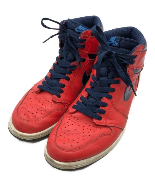 NIKE（ナイキ）NIKE (ナイキ) AIR JORDAN1 RETRO HIGH OG David Letterman レッド サイズ:29cmの古着・服飾アイテム