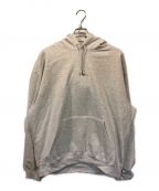 SUPREMEシュプリーム）の古着「23AW Satin Applique Hooded Sweatshirt」｜グレー