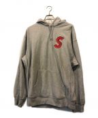 SUPREMEシュプリーム）の古着「20AW S Logo Hooded Sweatshirt」｜グレー