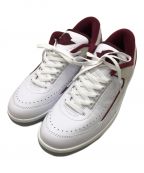 NIKEナイキ）の古着「AIR JORDAN 2 RETRO LOW」｜ボルドー×ホワイト