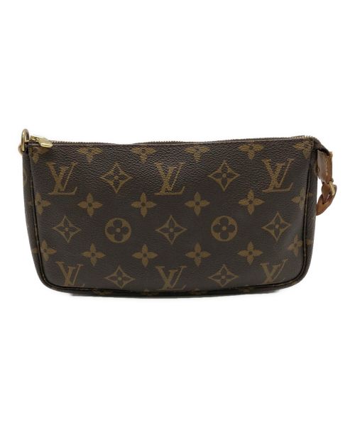 LOUIS VUITTON（ルイ ヴィトン）LOUIS VUITTON (ルイ ヴィトン) ポシェット アクセソワール ブラウンの古着・服飾アイテム